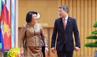 Prime Minister meets Cambodian National Assembly President